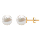 Arisha Jewels-Simple Freshwater Pearl Solitaire Stud Earrings