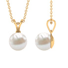 Arisha Jewels-Cultured Freshwater Pearl Solitaire Pendant Necklace