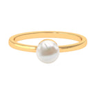 Arisha Jewels-Handpicked Freshwater Pearl Solitaire Ring