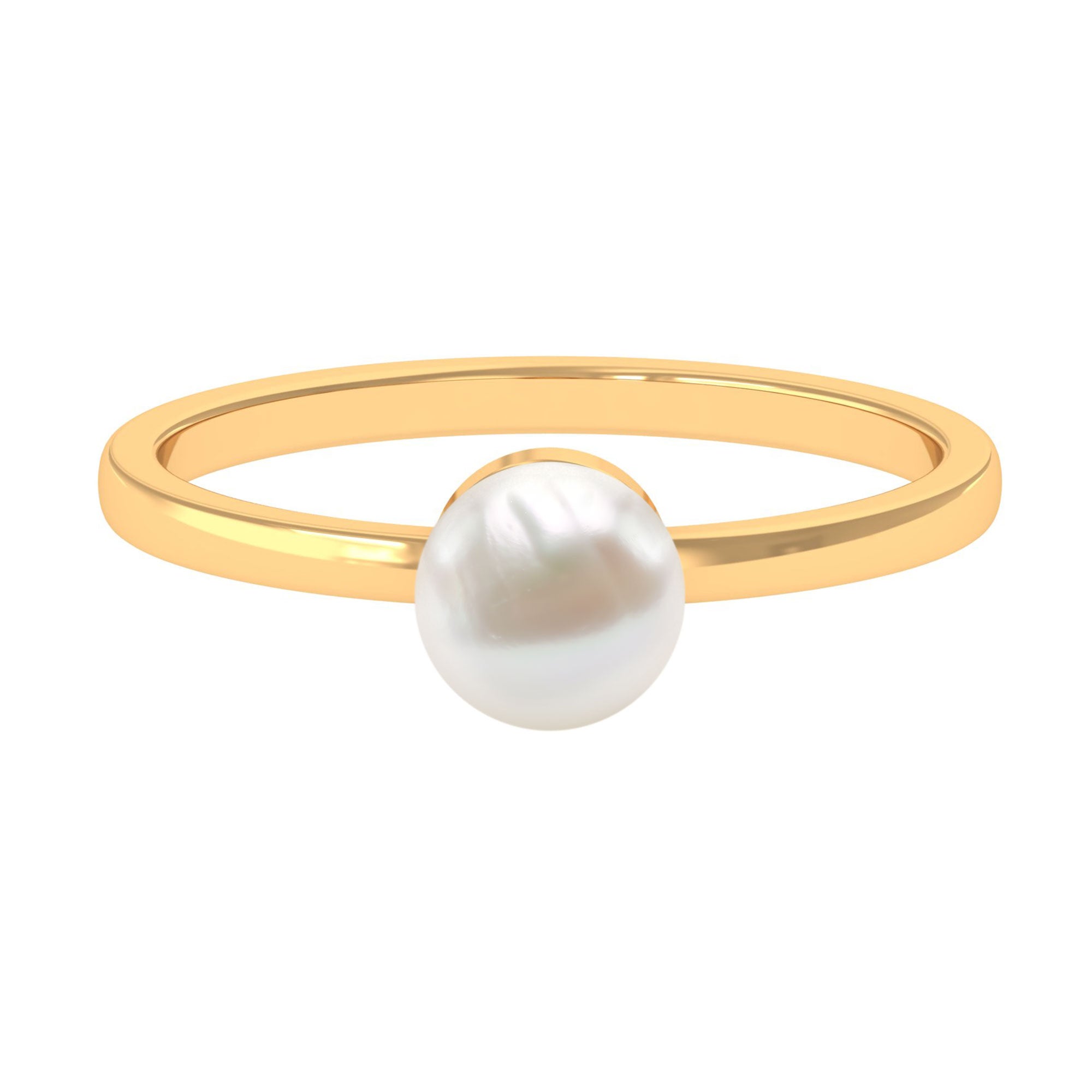 Arisha Jewels-Handpicked Freshwater Pearl Solitaire Ring