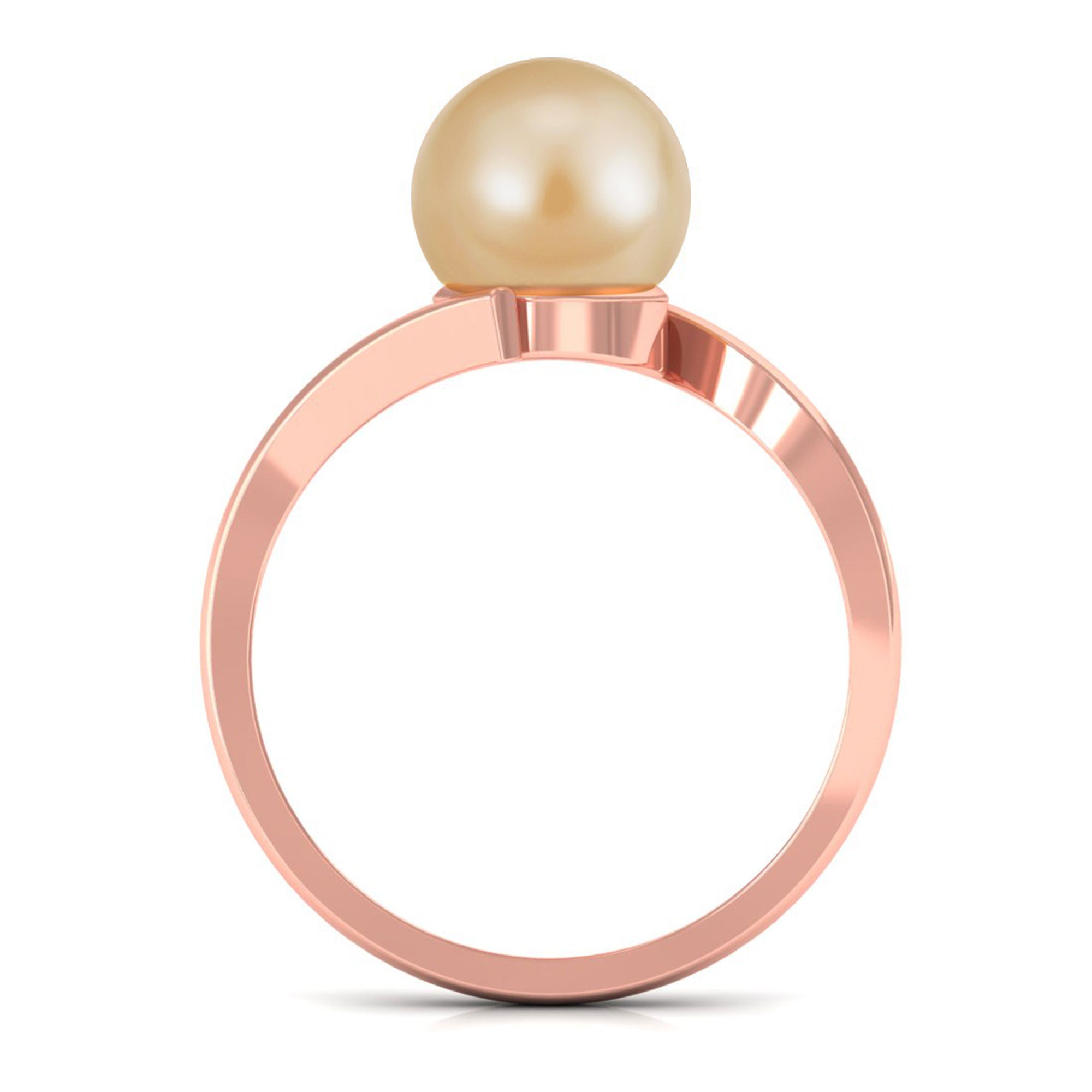 Arisha Jewels-Solitaire South Sea Pearl Bypass Ring