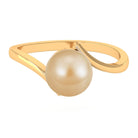 Arisha Jewels-Solitaire South Sea Pearl Bypass Ring