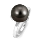 Arisha Jewels-Natural Tahitian Pearl Solitaire Ring