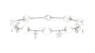 Freshwater White Pearl Bracelet with Charms Freshwater Pearl-AAAA Quality - Arisha Jewels