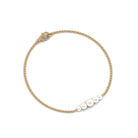 Graduated Style Freshwater Pearl Chain Bracelet Freshwater Pearl-AAAA Quality - Arisha Jewels