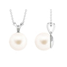 Arisha Jewels-Cultured Freshwater Pearl Solitaire Pendant Necklace